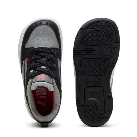 PUMA REBOUND V6 LO MID 90S AC INF BLACK/GREY NIÑO INFANTE