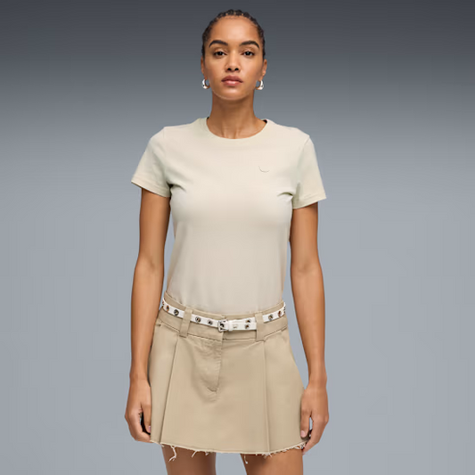 ESS ELEVATED TEE  BEIGE