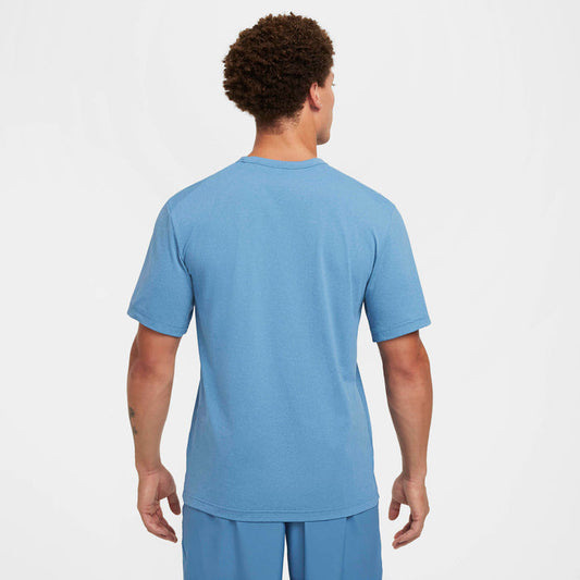 M NK DF HYVERSE SWOOSH TOP SS - BLUE/BLACK