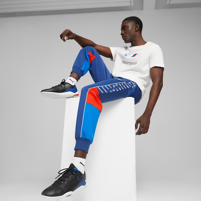 PUMA BMW MMS ESS LOGO TEE WHITE