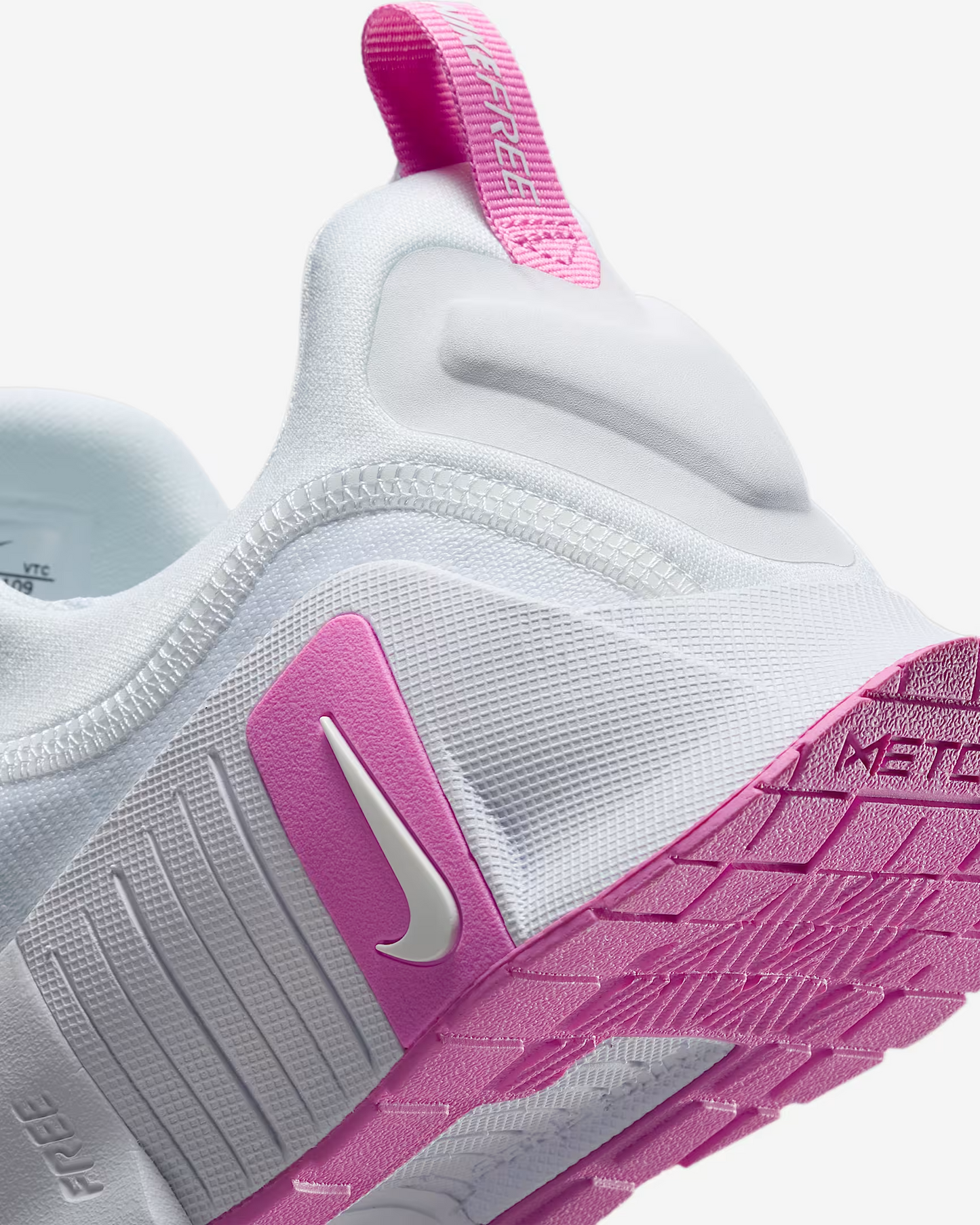 W NIKE FREE METCON 6 WHITE/PINK