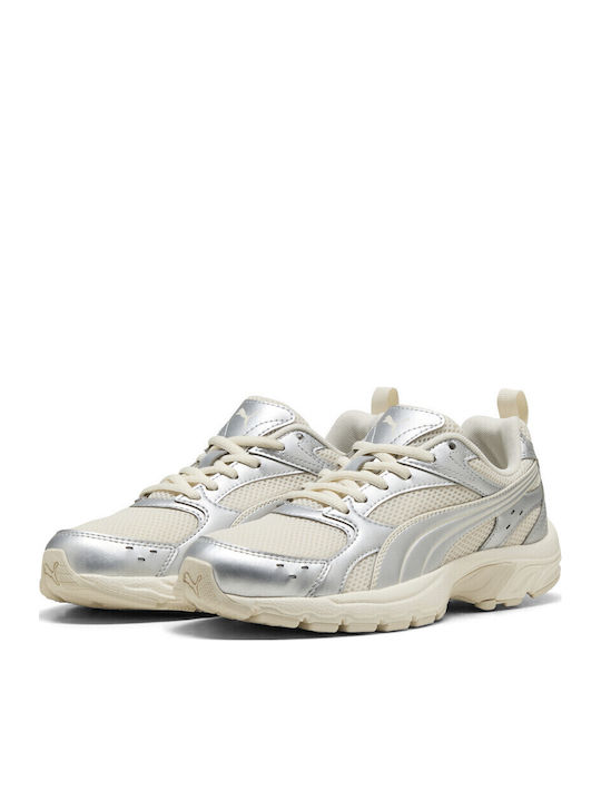 MILENIO TECH LT WNS WHITE-BEIGE-SILVER