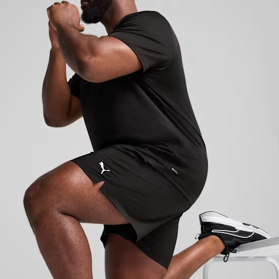 M TAD ESSENTIALS 5 WOVEN SHORT BLACK