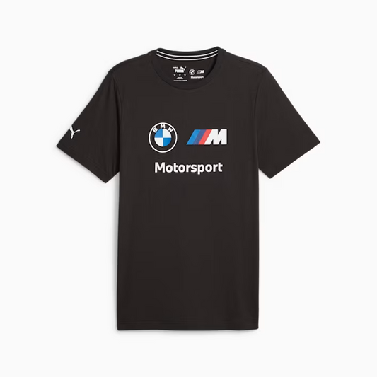 PUMA BMW MMS ESS LOGO TEE BLACK