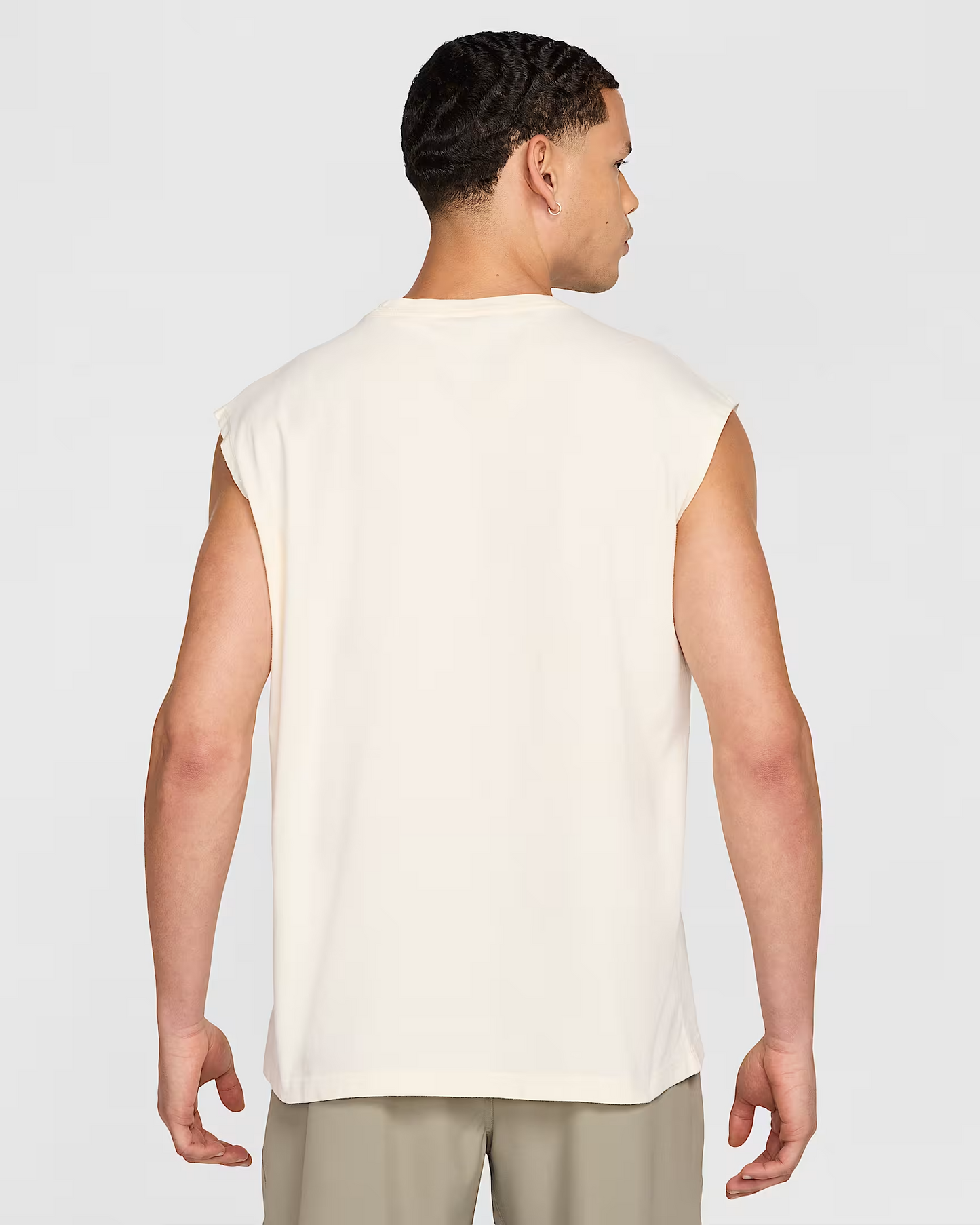 NIKE MEN'S SLEEVELESS T-SHIRT PALE IVORY