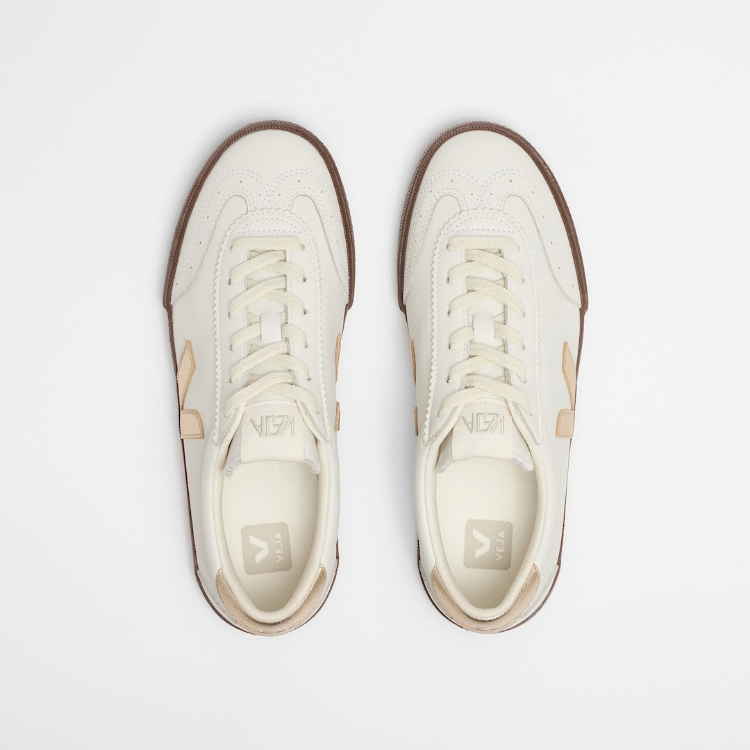 VOLLEY WHITE/PLATINE/BARK MUJER
