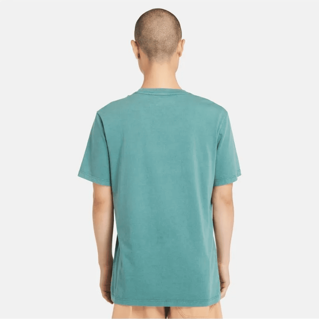 TIMBERLAND TFO LOGO GARMENT DYE  GREEN