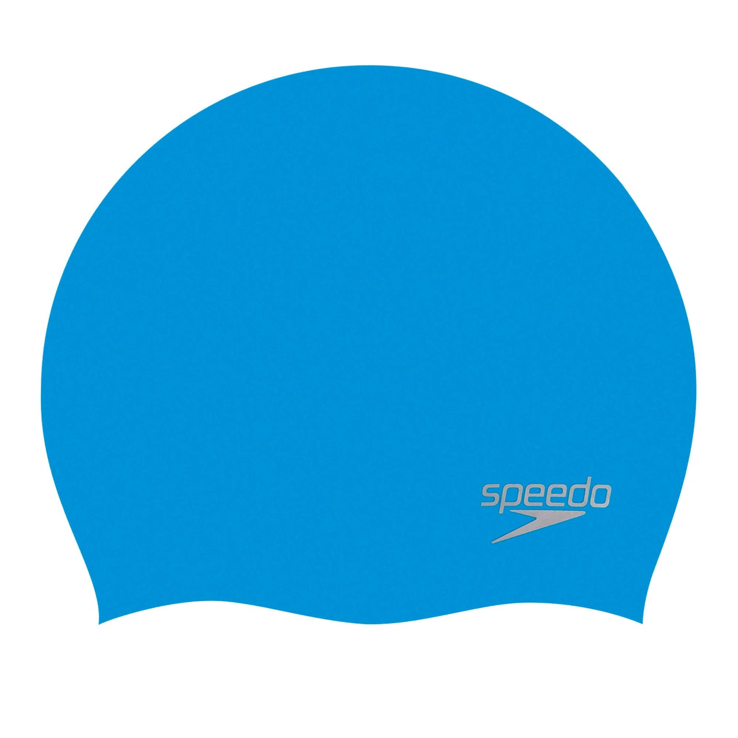 SPEEDO PLAIN MOULDED CAP BLUE