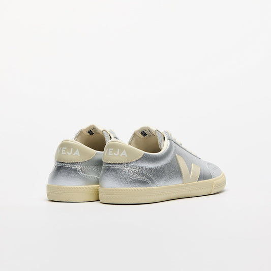 VEJA VOLLEY O.T. LEATHER SILVER/PIERRE