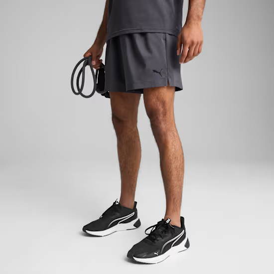 M TAD ESSENTIALS 5 WOVEN SHORT GREY