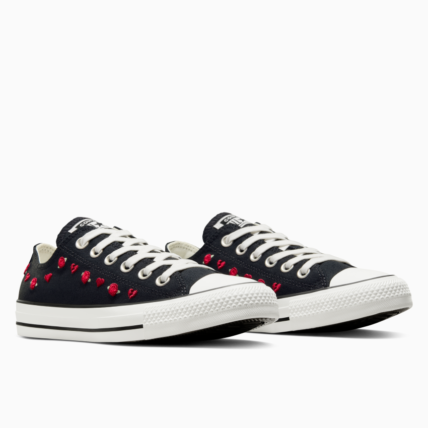 CONVERSE CHUCK TAYLOR ALL STAR "VALENTINE'S BLACK/RED/EGRET