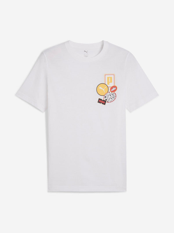 PUMA GRAPHICS ICON TEE / SL WHITE