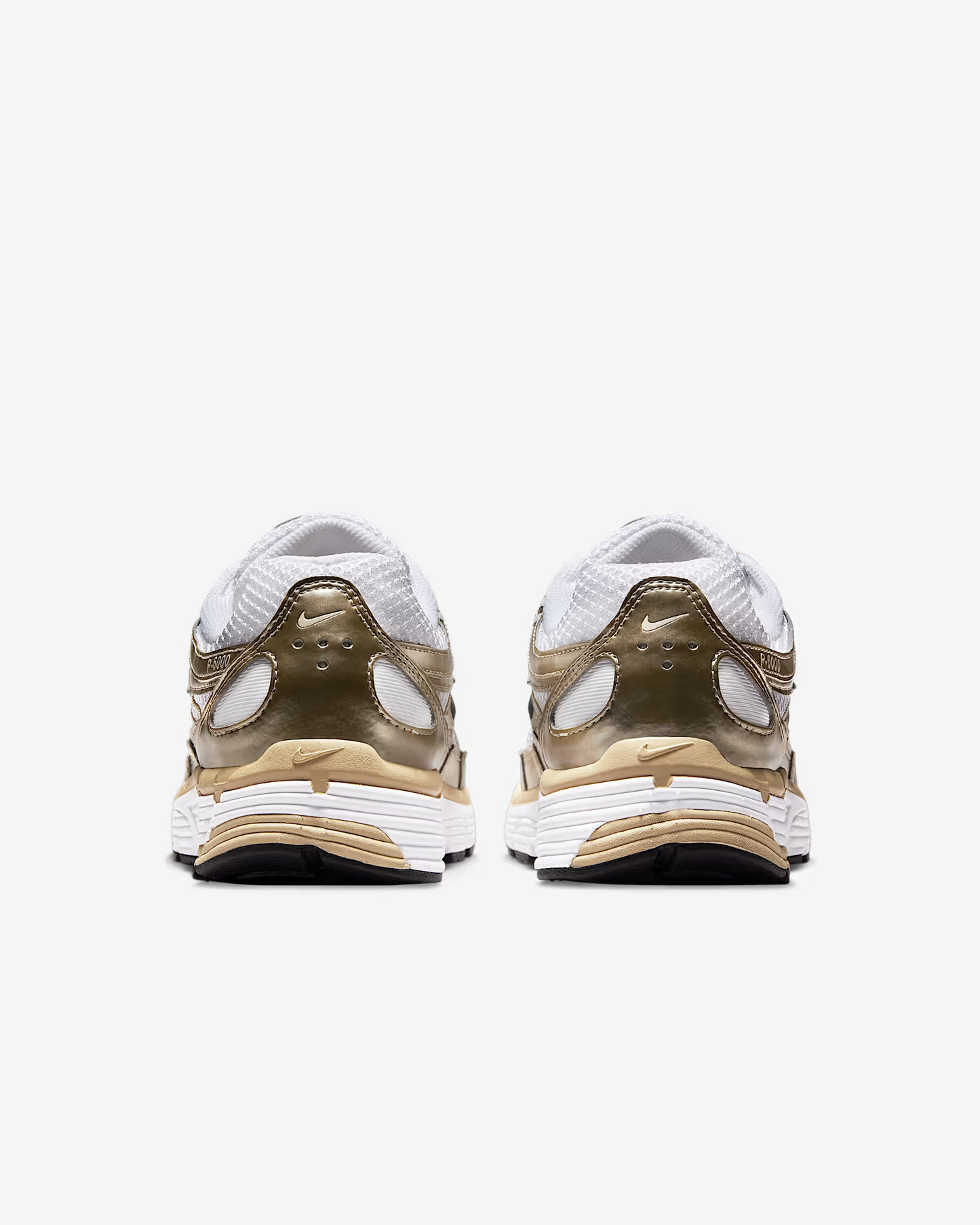 W NIKE P-6000 GLD WHITE/GOLD