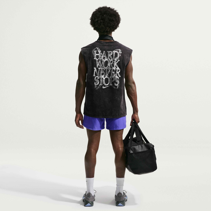 M NK TEE LSE SL TRAIN HRD WRK BLACK