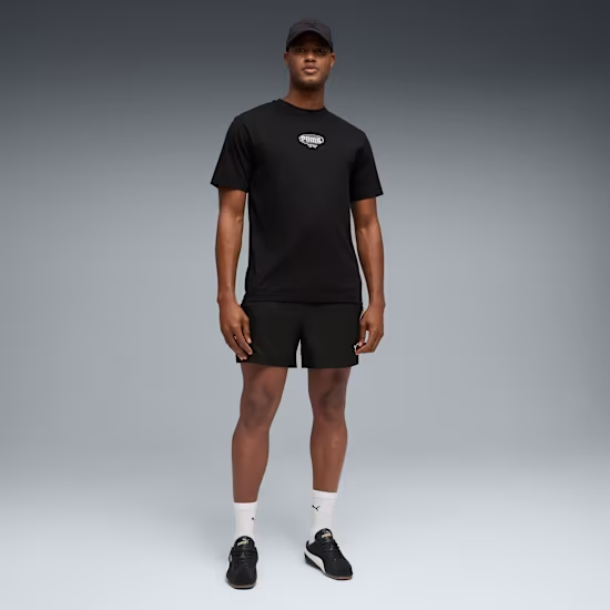 ESS TAPE WOVEN SHORTS 8 BLACK