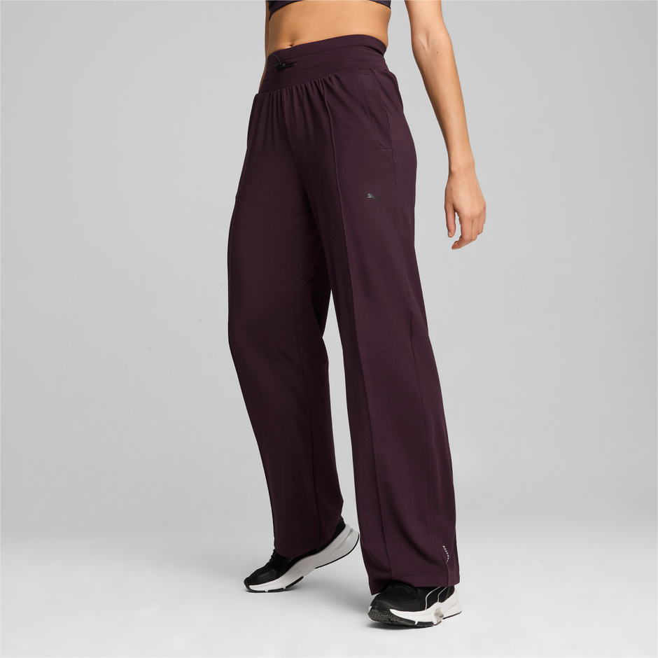CLOUDSPUN HW WIDE LEG PANT PURPLE