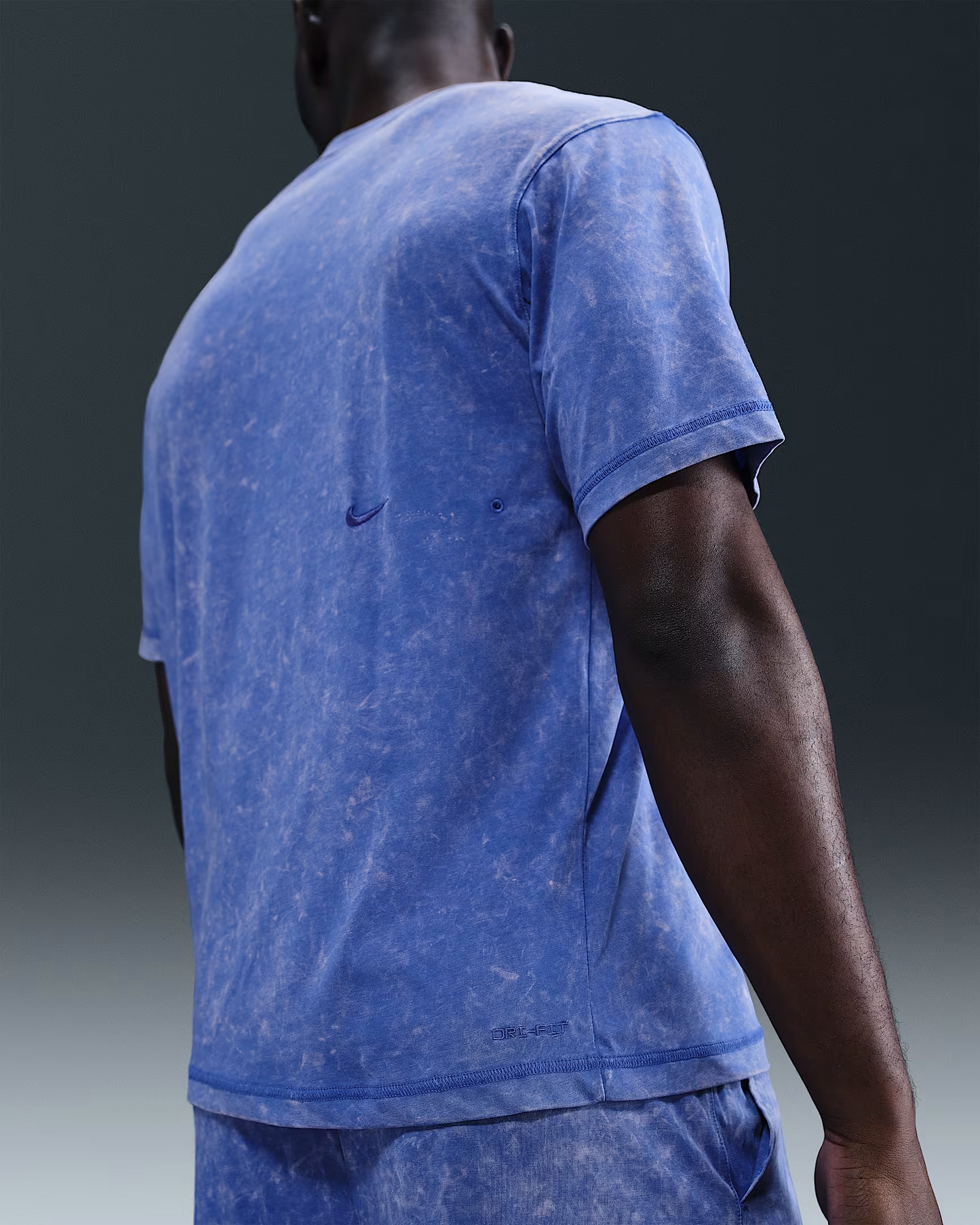 M NK DF HERITAGE SS TOP WASH COMET/BLUE