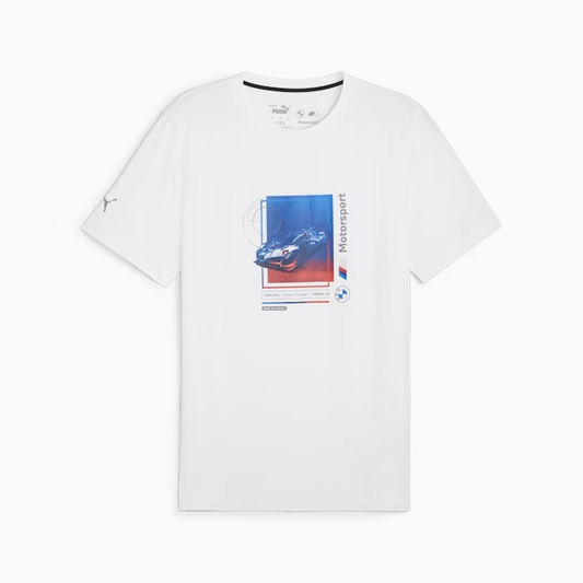BMW MMS CAR GRAPHIC TEE WHITE