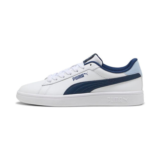 PUMA SMASH 3.0 L JR WHITE-PERSIAN BLUE