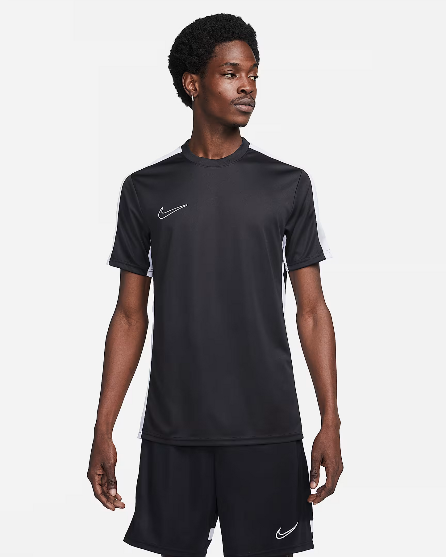 NIKE DF ACD23 TOP SS BR BLACK/WHITE