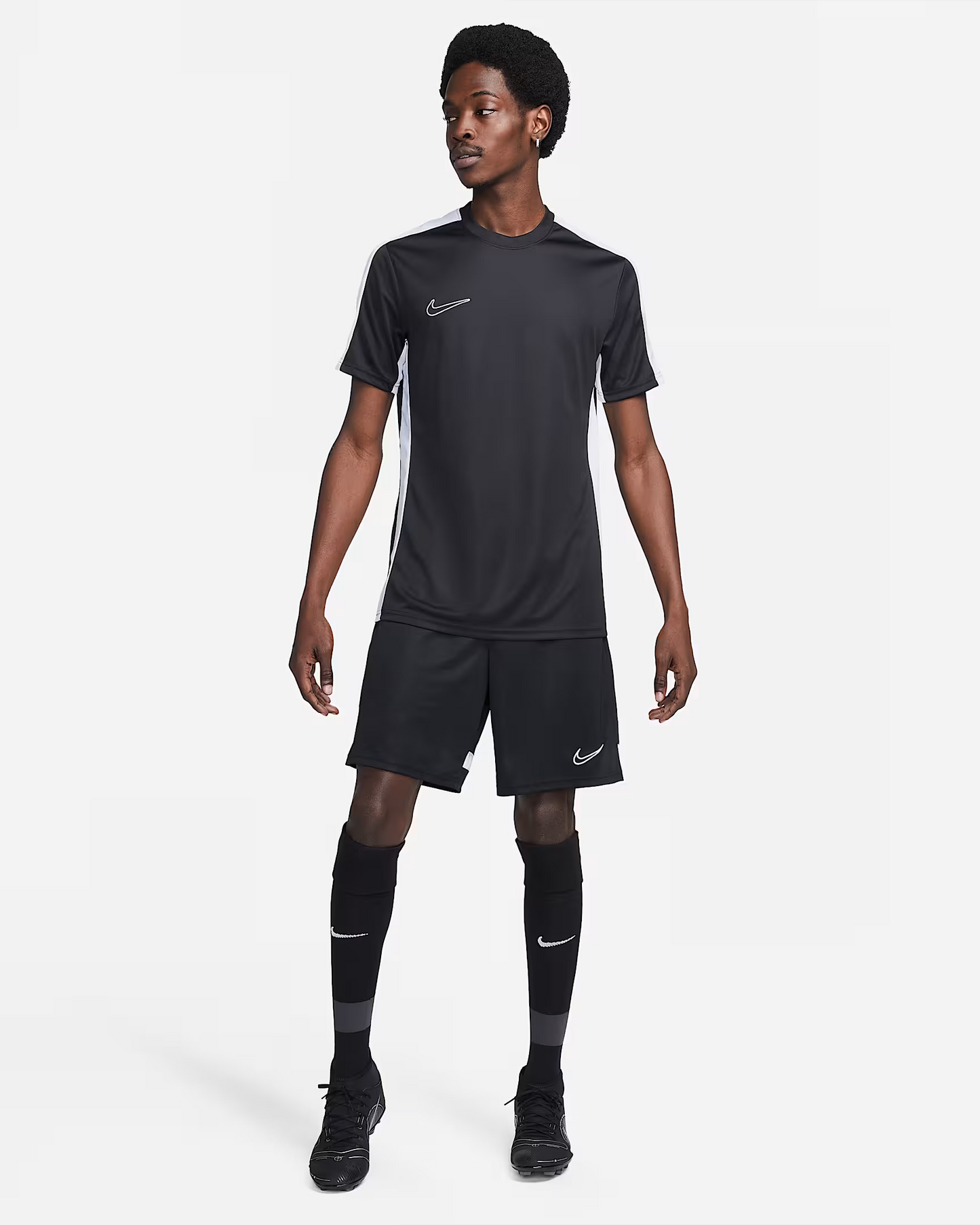 NIKE DF ACD23 TOP SS BR BLACK/WHITE