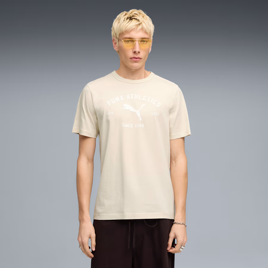 PUMA CLASS GRAPHIC TEE BEIGE