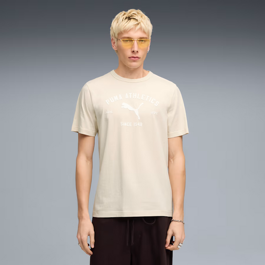 PUMA CLASS GRAPHIC TEE BEIGE