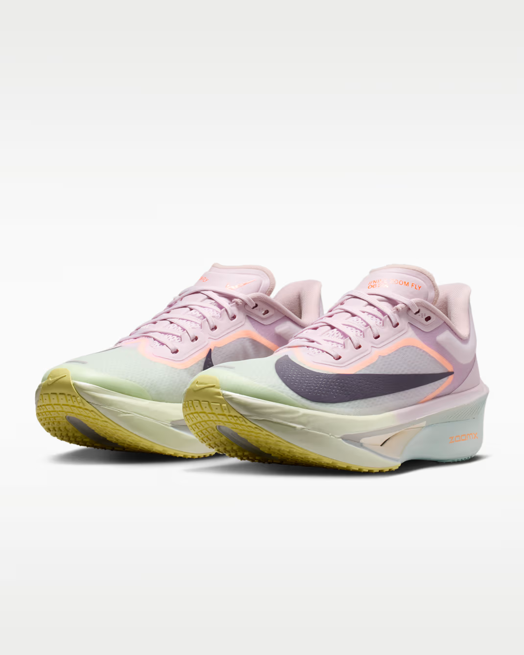 NIKE ZOOM FLY 6 PURPLE/GREEN/GREY MUJER