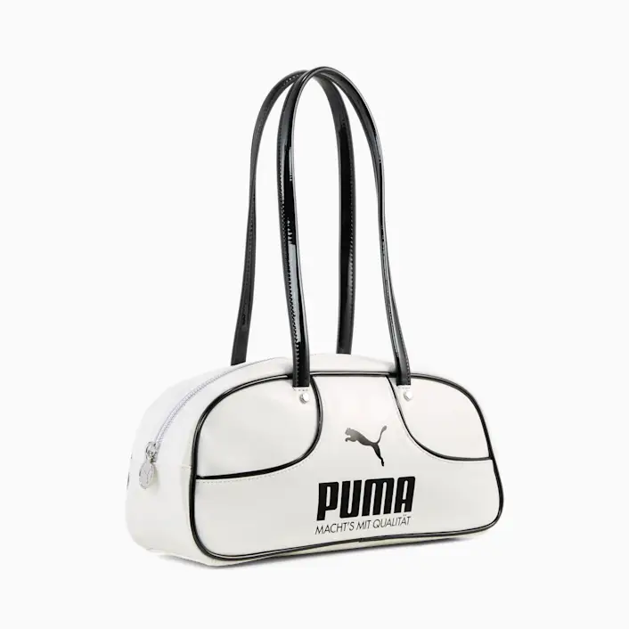 PUMA 1976 FLUTE GRIP BAG WHITE-BLACK