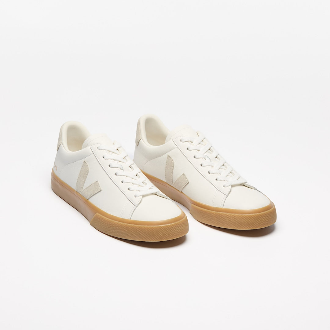 VEJA CAMPO LEATHER EXTRA WHITE/NATURAL