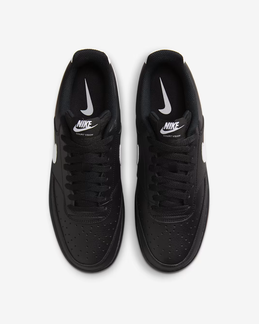 NIKE COURT VISION LO BLACK/WITE-BLACK