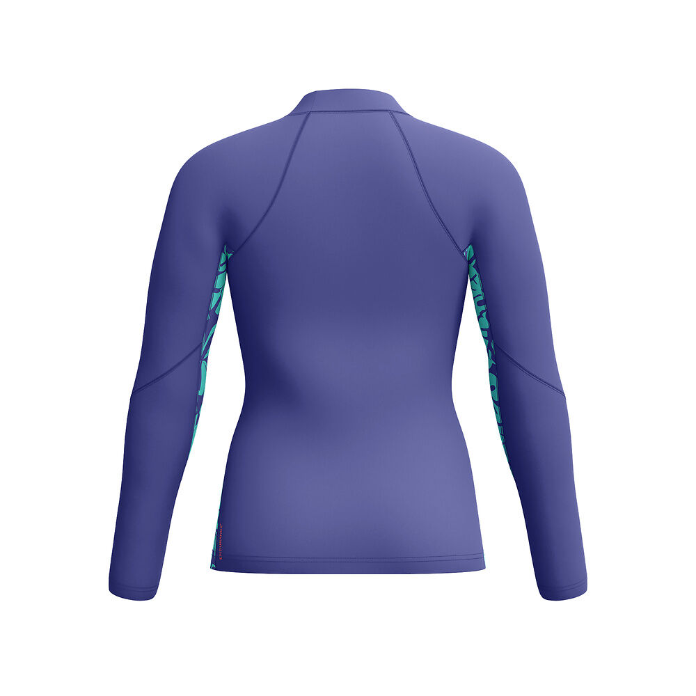 WOMENS PRINTED LONG SLEEVE RASH TOP