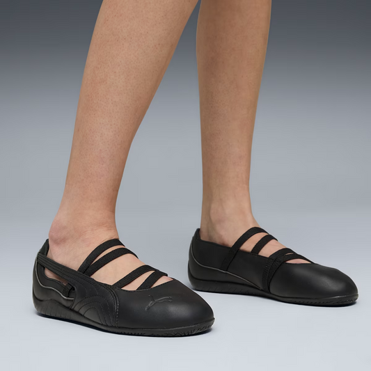 SPEEDCAT BALLET LTHR WNS  BLACK