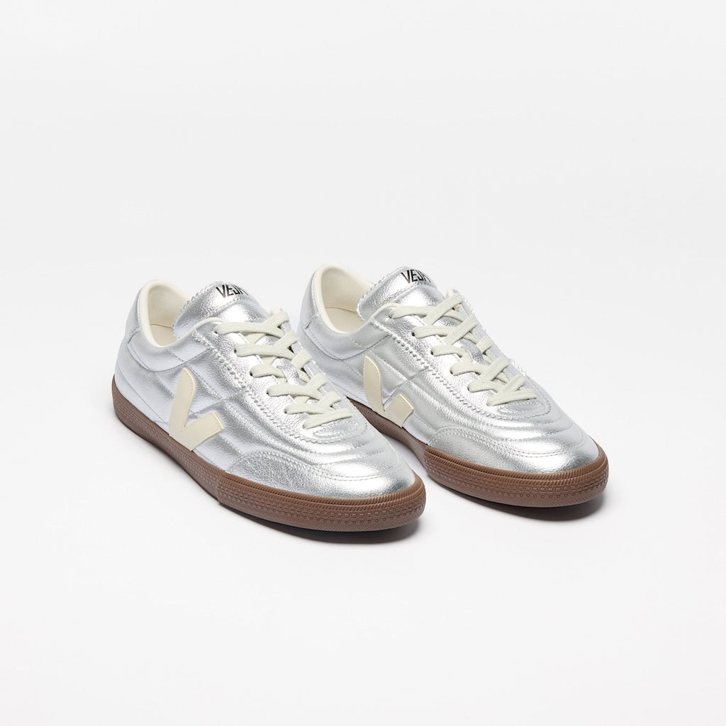 VEJA PANENKA LEATHER SILVER WHITE PIERRE BARK