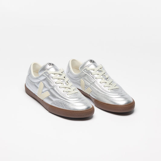 VEJA PANENKA LEATHER SILVER WHITE PIERRE BARK