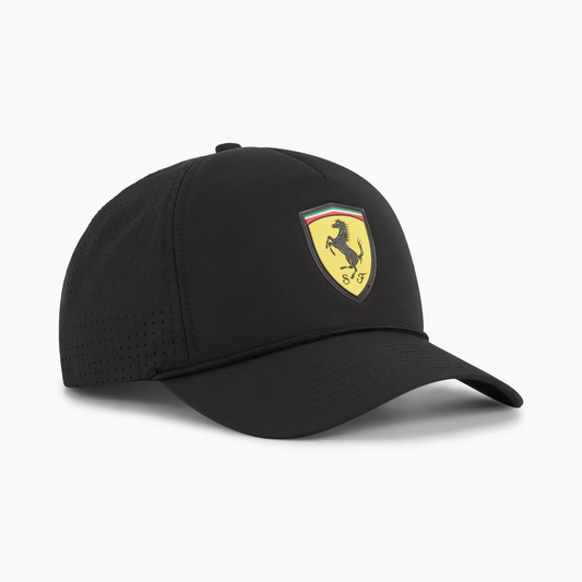 FERRARI RACE TRUCKER CAP BLACK