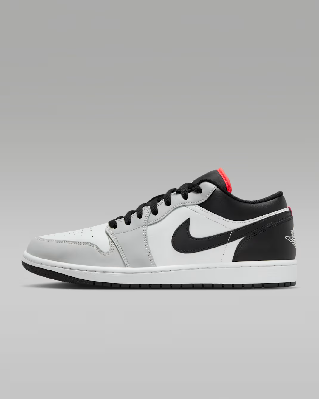 AIR JORDAN 1 LOW GREY/BLACK/WHT