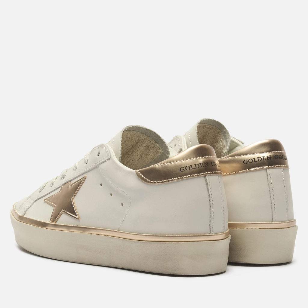 HI STAR CLASSIC WHITE/TAUPE MUJER