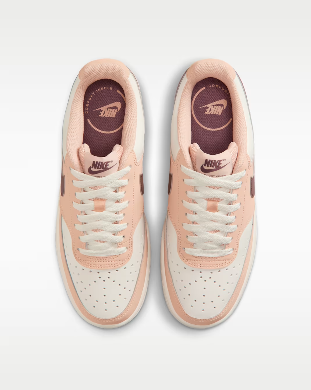 W NIKE COURT VISION LO P NBK SHIMMER/SAIL-TATTO