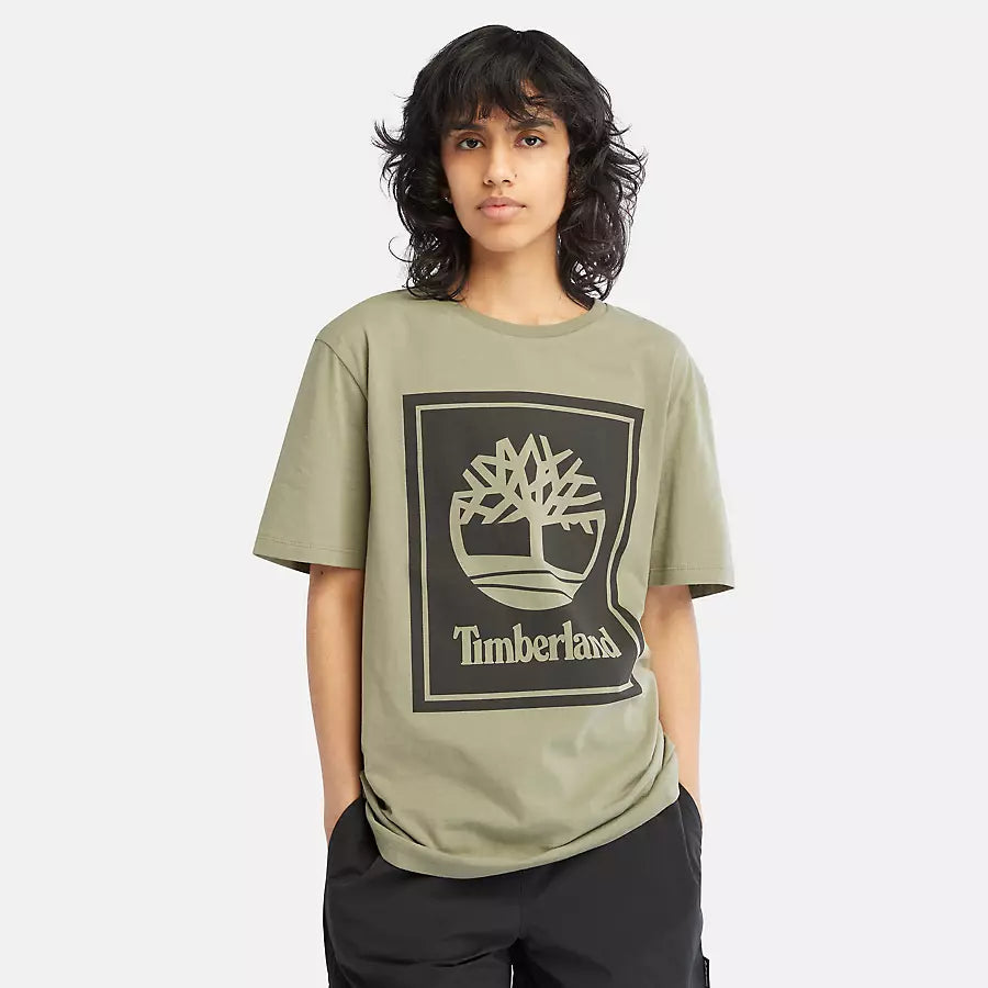 TIMBERLAND FRONT STACK LOGO EAR/BLACK