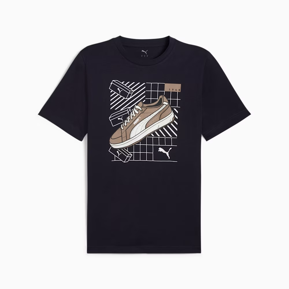PUMA GRAPHICS SNEAKER TEE BLUE