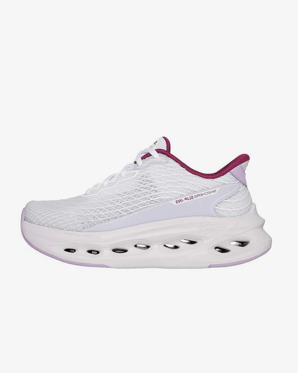 MAX CUSHION ING GLIDE-STEP-S WHT/LAVANDER