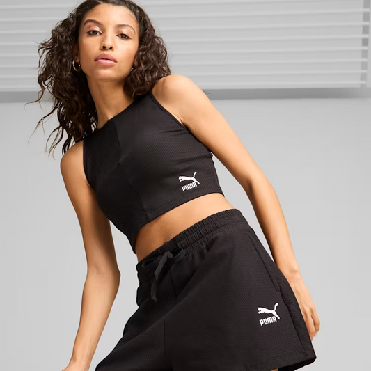 PUMA CLASSICS RIBBED BLACK