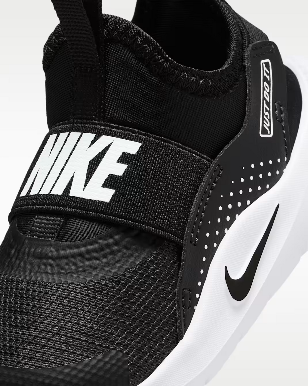 NIKE FLEX RUNNER 4 TD BLACK/WHITE NIÑO INFANTE