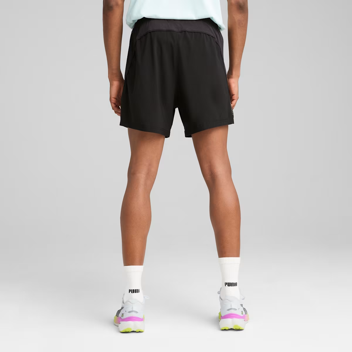 M RUN VELOCITY 5 SHORT BLACK