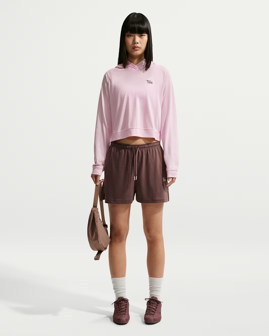 W NSW CHILL KNIT LTWT SHORT - TATTOO/(CHALK)