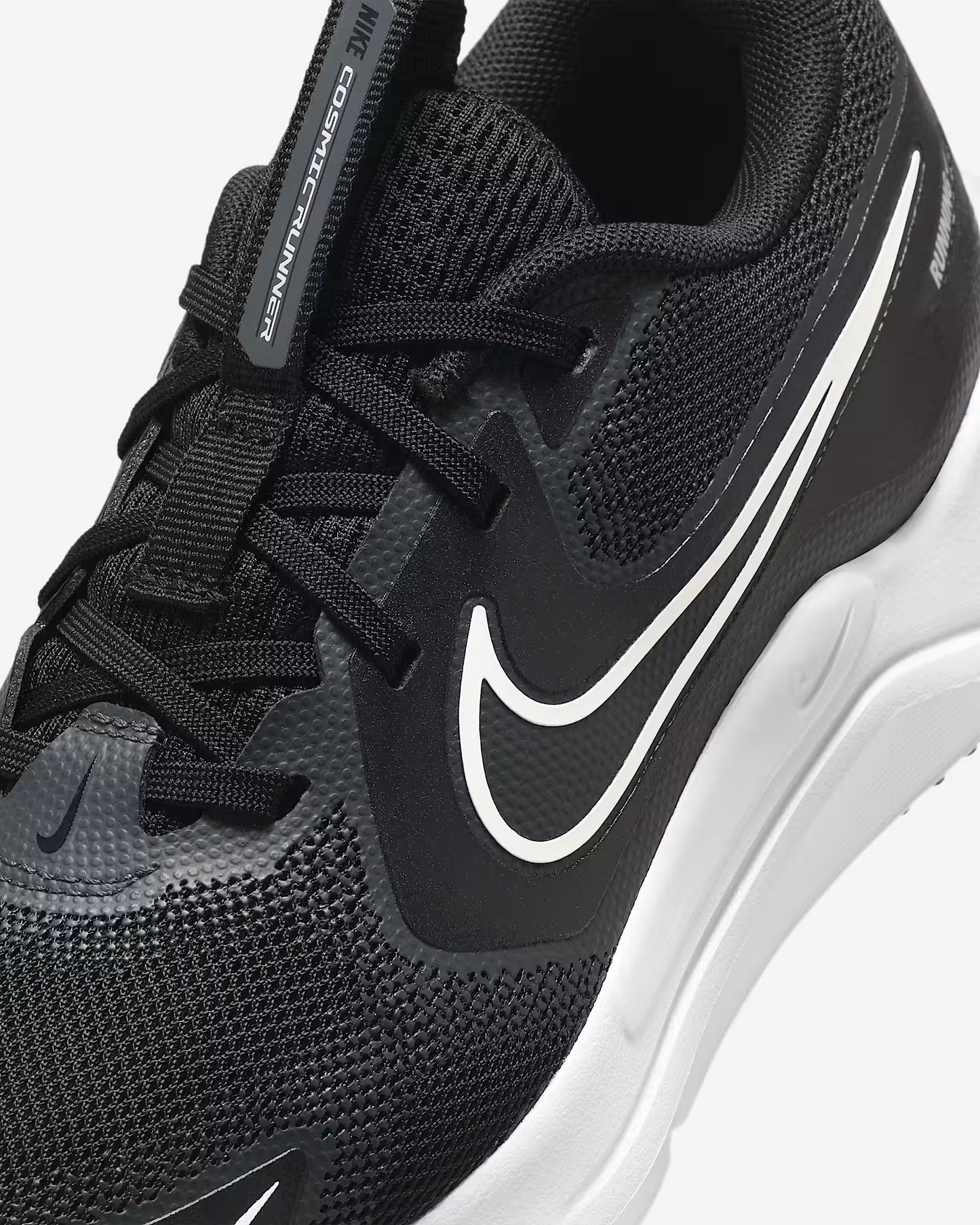 NIKE COSMIC RUNNER GS BLACK/WHITE