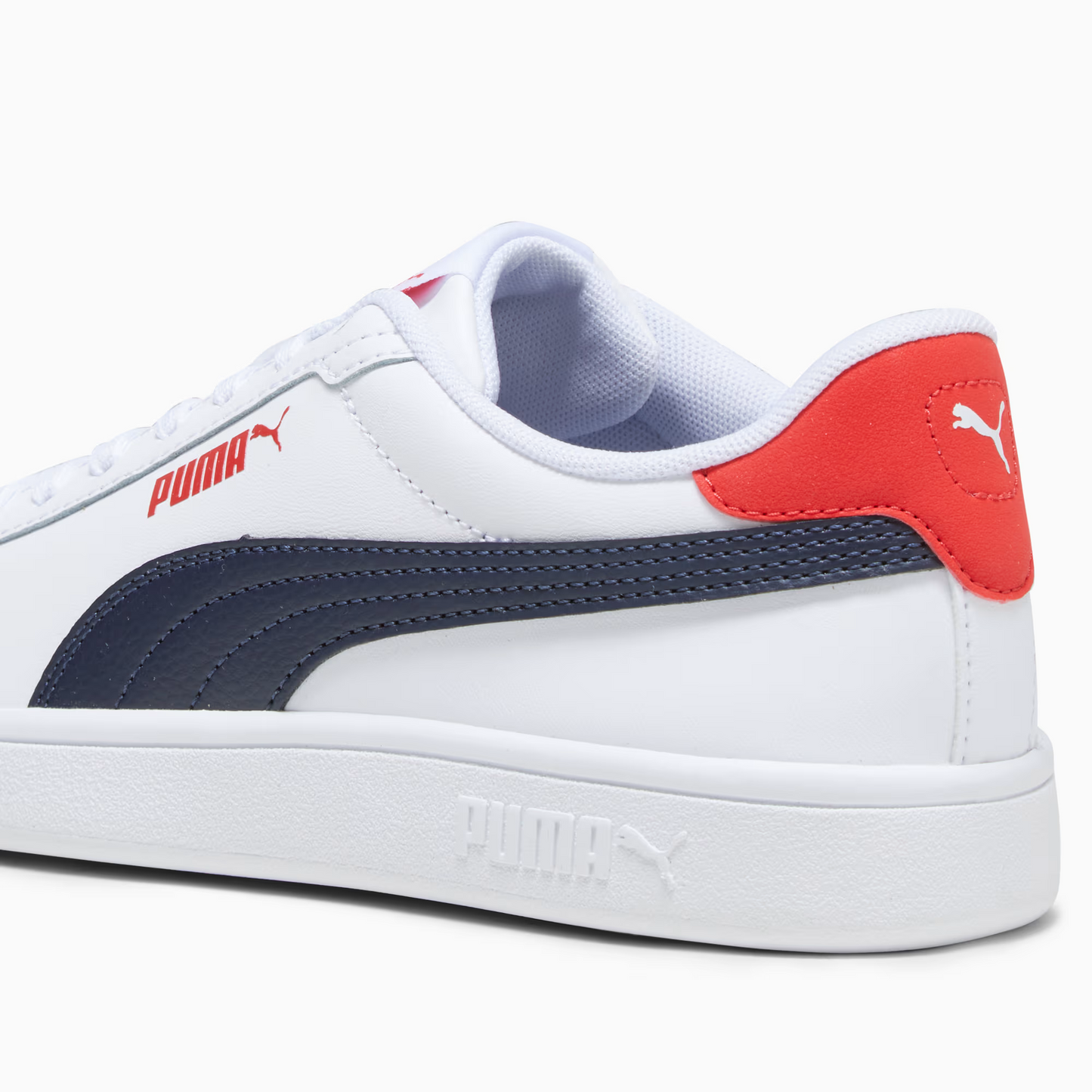 PUMA SMASH 3.0 L JR WHITE-PERSIAN BLUE