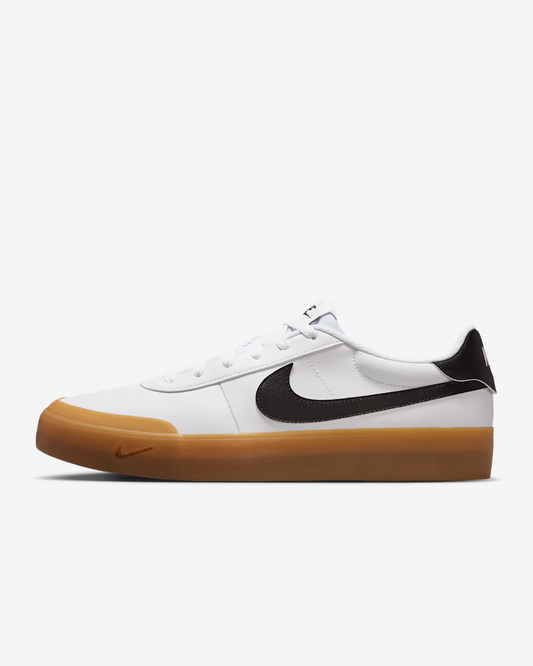 COURT SHOT WHITE/BLACK/LIGHT BROWN