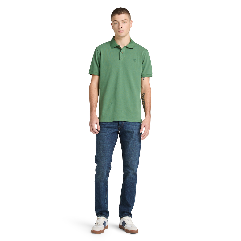 CHEST LOGO SS POLO (REG) MYRTLE